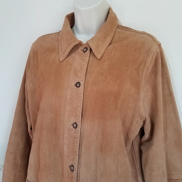 Free People We The Free Suede Shacket - Picture 2 of 11